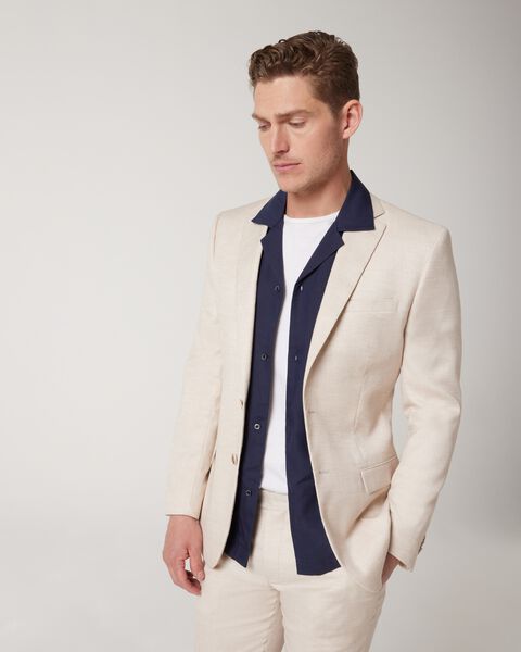 Slim Stretch Textured Tailored Jacket 